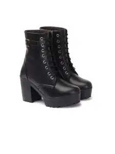 Kliev Paris Women Ankle Length Block Heeled Boots