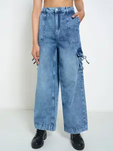 SF JEANS by Pantaloons Women Wide Leg High-Rise Jeans