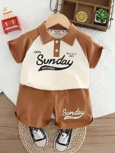 INCLUD Boys Printed T-shirt With Shorts