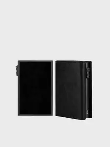 The Wallet Store Men Leather Three Fold Wallet