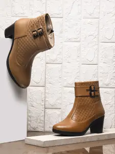 Killer Women Round Toe Block Heel Boots