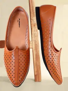 CATBIRD Men Pointed Toe Laser Cuts Mojaris