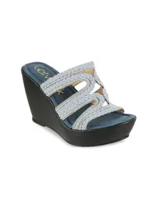 Catwalk Women Embellished Open Toe Wedge Sandals