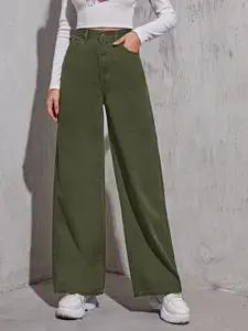 HIGH BUY Women Straight Fit High-Rise Jeans