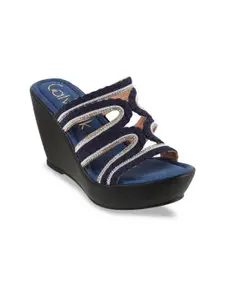 Catwalk Colourblocked Wedge Sandals