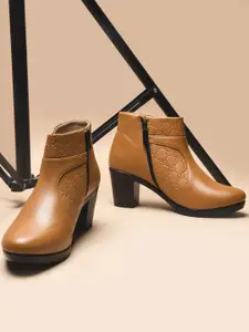 Killer Women Round Toe Mid-Top Block Heel Boots