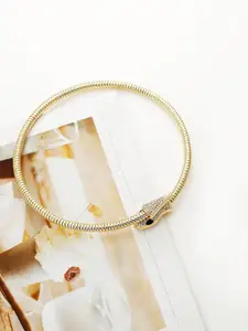 FIMBUL Gold-Plated Snake Choker Necklace