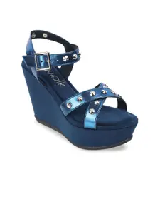 Catwalk Embellished Wedge Sandals