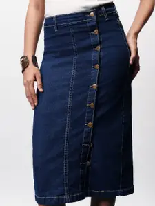 FREAKINS Women Denim Bodycon Skirt