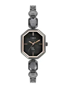 Timex Women Brass Dial & Stainless Steel Bracelet Style Straps Analogue Watch TWEL21102