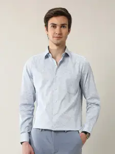 Arrow Men Classic Fit Spread Collar Floral Printed Cotton Formal Shirt