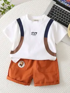 INCLUD Boys Printed T-shirt With Shorts