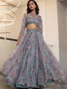 HOUSE OF JAMOTI Printed Ready to Wear Lehenga &