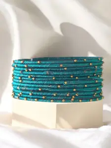 FEMMIBELLA Set Of 12 Gold-Plated Bangles