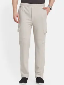 Octave Men Cotton Mid-Rise Cargo Track Pant
