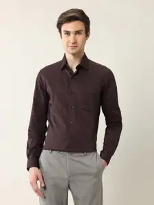 Arrow Men Classic Fit Spread Collar Floral Printed Cotton Formal Shirt