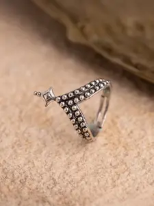 Voylla Boho Tribe Starlit Oxidised Ring