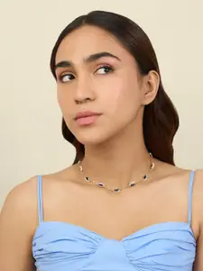 Isharya Brass Gold-Plated Necklace