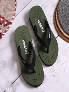 ASHUMAN Women Printed Thong Flip-Flops