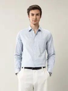 Arrow Men Slim Fit Spread Collar Floral Printed Cotton Formal Shirt