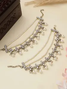 ANIKAS CREATION Contemporary Ear Cuff Earrings