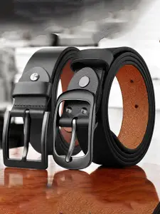 The Roadster Lifestyle Co Set Of 2 Leather Formal Belts