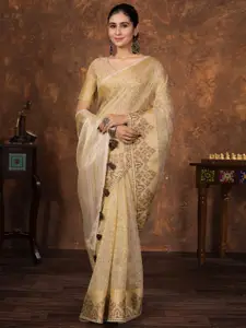 Saree mall Woven Design Zari Tissue Sarees