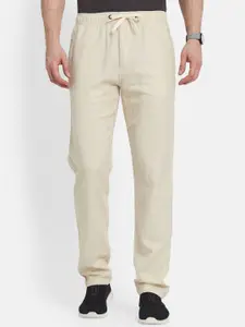 Octave Men Cotton Mid-Rise Track Pant