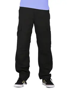 BAESD Men Classic Relaxed Fit High-Rise Cargos