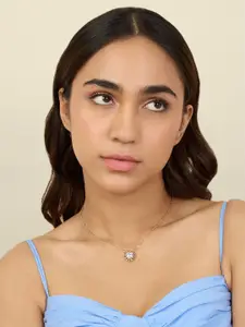 Isharya Brass Gold-Plated Necklace