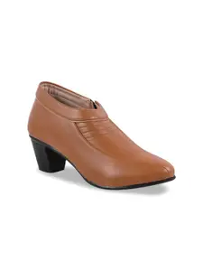 Killer Women Round Toe Block Heel Boots