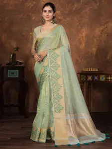 Saree mall Woven Design Zari Tissue Sarees