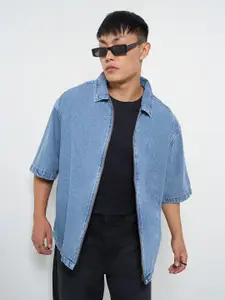 SF JEANS by Pantaloons Men Solid Denim Jacket