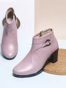 Killer Women Round Toe Block Heel Boots