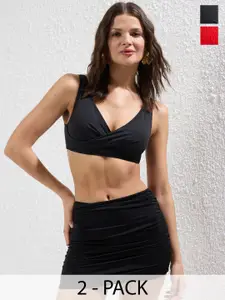 Trendyol Pack Of 2 Pencil Mini Skirt