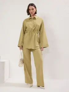 Trendyol Shirt Collar Top With Trousers