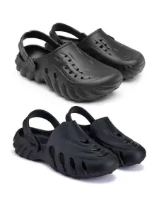 BERSACHE Men Self Design Clogs