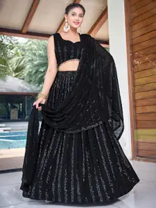 Chandbaali Embroidered Sequinned Ready to Wear Lehenga & Blouse With Dupatta