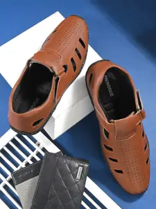 Provogue Men Velcro Fisherman Sandals