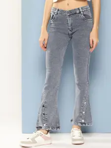 BAESD Women Comfort Bootcut Fit Stretchable Jeans