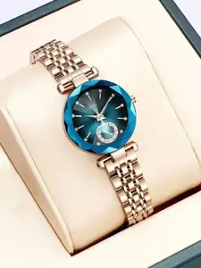 SZN Women Embellished Dial Analogue Watch Butterfly Blue berry WatchSZN