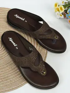 Ajanta Women Embellished Ethnic Open Toe Flats