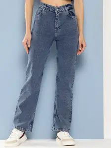 BAESD Girls Comfort Straight Fit Cotton Jeans