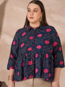 all about you Geometric Print Ethnic Cotton Top