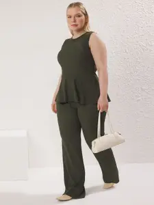 Trendyol Round Neck Top With Trousers