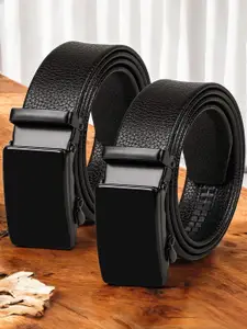 The Roadster Lifestyle Co Set Of 2 Textured Formal Belts