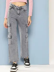 BAESD Women Comfort Relaxed Fit Mid-Rise Stretchable Jeans