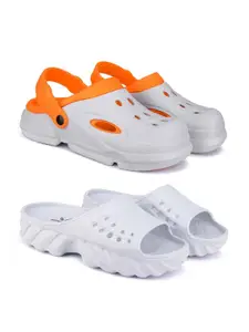 BERSACHE Men Pack Of 2 Combo Flip Flops