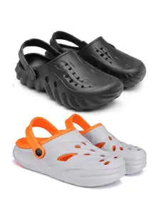 BERSACHE Men Pack Of 2 Slip-On Clogs