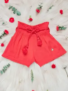 Purple United Kids Girls Shorts